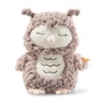 Steiff Kuscheltier Ollie Eule, Süßes Stofftier, Jungen, Mädchen & Babys ab 0 Monaten, Friends, Plüschtierm, Beige