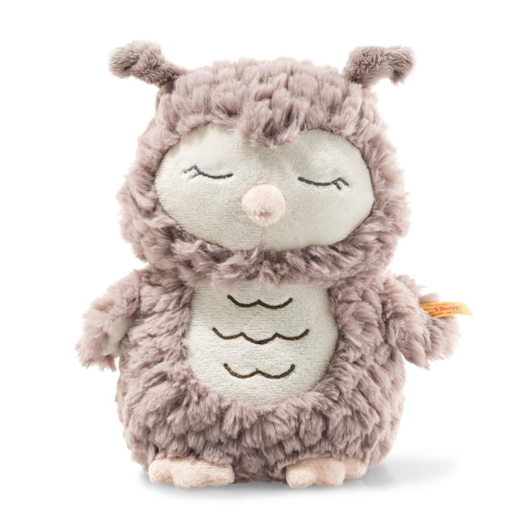 616SqHzTOOL Steiff Kuscheltier Ollie Eule, Süßes Stofftier, Jungen, Mädchen & Babys ab 0 Monaten, Friends, Plüschtierm, Beige – Bild 1