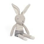 Jollein 037-001-65366 Stofftier Kuscheltier Hase Kaninchen Junge Joey grau