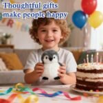 JcvPot Pinguin Kuscheltier, Weiches Stofftier Für Kinder Und Babys, Kuscheltier Pinguin Plüschtier , Plüschtier – Bild 4