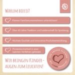Bieco Kuscheltier Reh Ella mit Rassel | Baby Kuscheltier ab 0 Monate Stofftier Baby Plüschtier Reh – Bild 2
