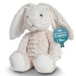 Mollis Hase Kuscheltier Baby (36cm groß) – Whes Stofftier für Kinder & Babys – Kuschelhase