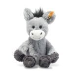 Steiff Kuscheltier Dinkie Esel, Süßes Stofftier mit Kunststoffaugen, Kinder, Jungen & Mädchen, Friends, Plüschtier